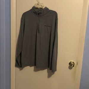 Adidas M Gray Miami Hurricanes Long Sleeve Shirt